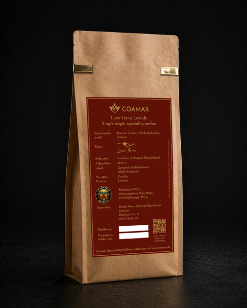 Coamar Luna Llena Lavado 350g kolumbianischer Röstkaffee