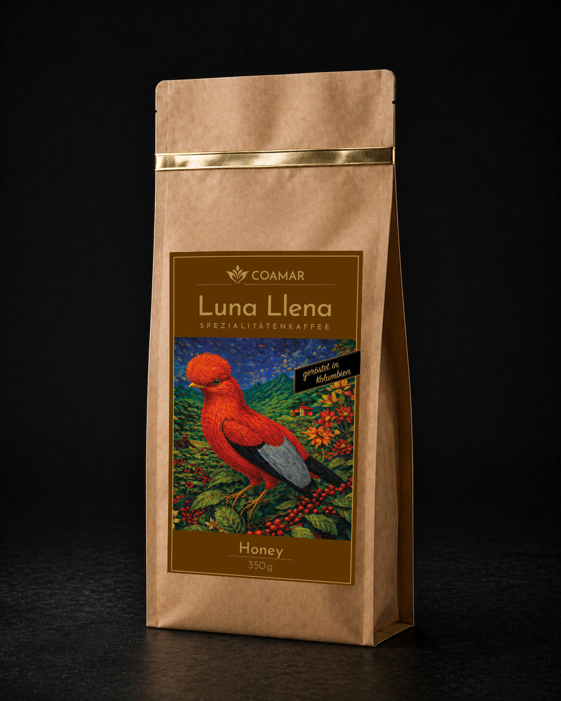 Coamar Luna Llena Honey 350g kolumbianischer Röstkaffee