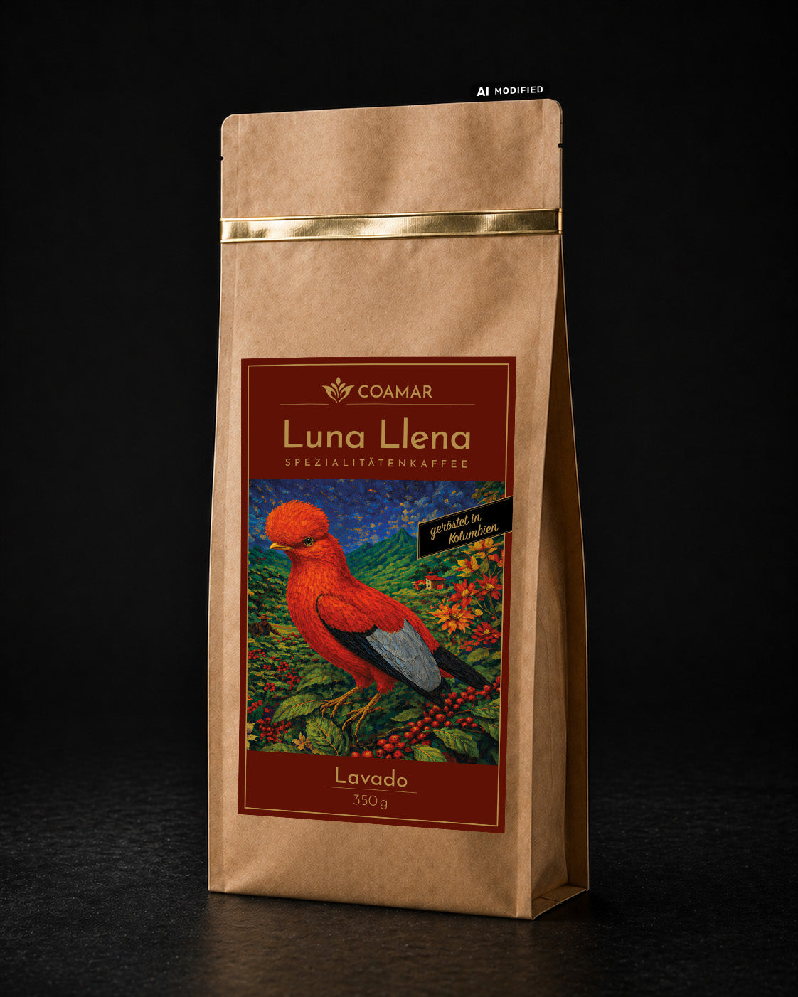 Coamar Luna Llena Lavado 350g kolumbianischer Röstkaffee