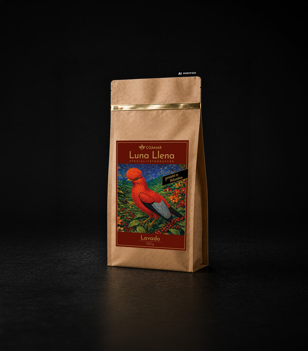 Coamar Luna Llena Lavado 100g kolumbianischer Röstkaffee